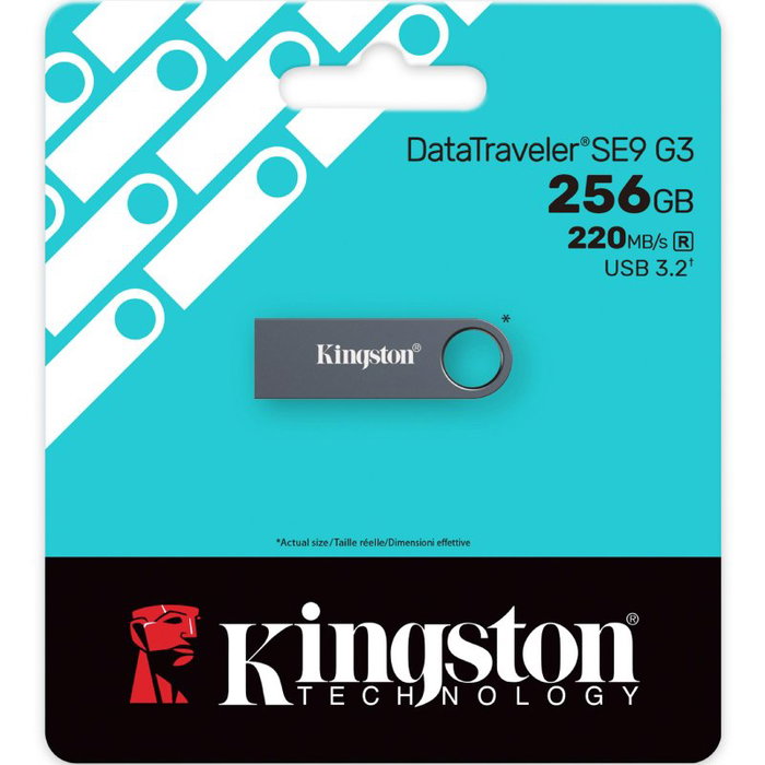 Kingston DataTraveler SE9 G3 256 GB USB 3.2 Níquel oscuro